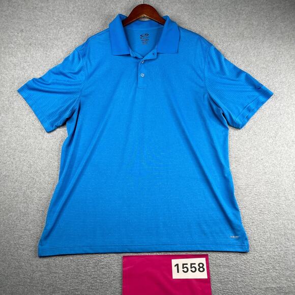 Champion Other - CHampion Duo DRY Polo Shirt Blue Performance Mens XL Stretch